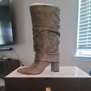 Francis Block Heel Cuff Boots